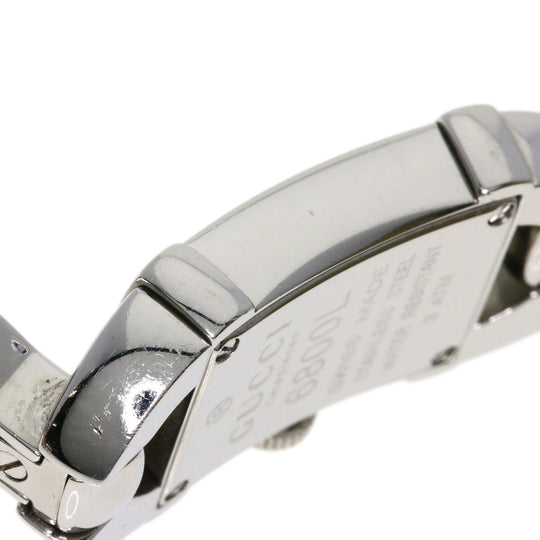 GUCCI Watches Quartz 6800L Stainless Steel, Bamboo Silver Bamboo Silver dial Women Used Authentic