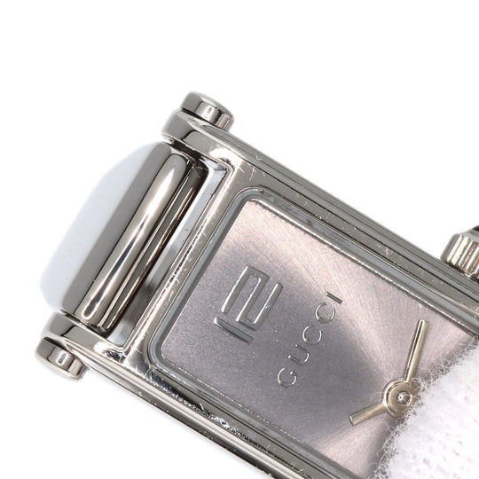 GUCCI Watches Quartz 1500L Stainless Steel , Stainless Steel Silver Square face Silver dial Women Used Authentic