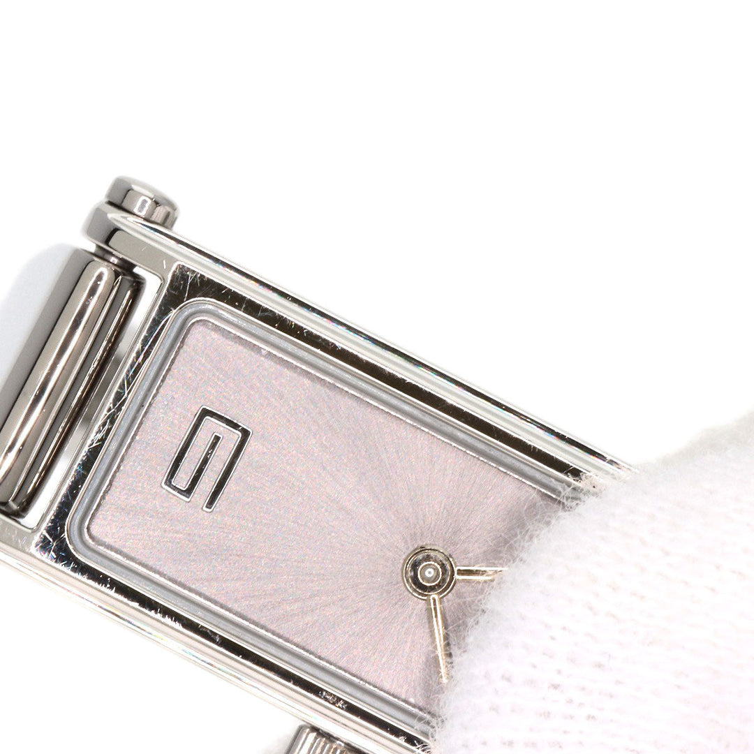 GUCCI Watches Quartz 1500L Stainless Steel , Stainless Steel Silver Square face Silver dial Women Used Authentic