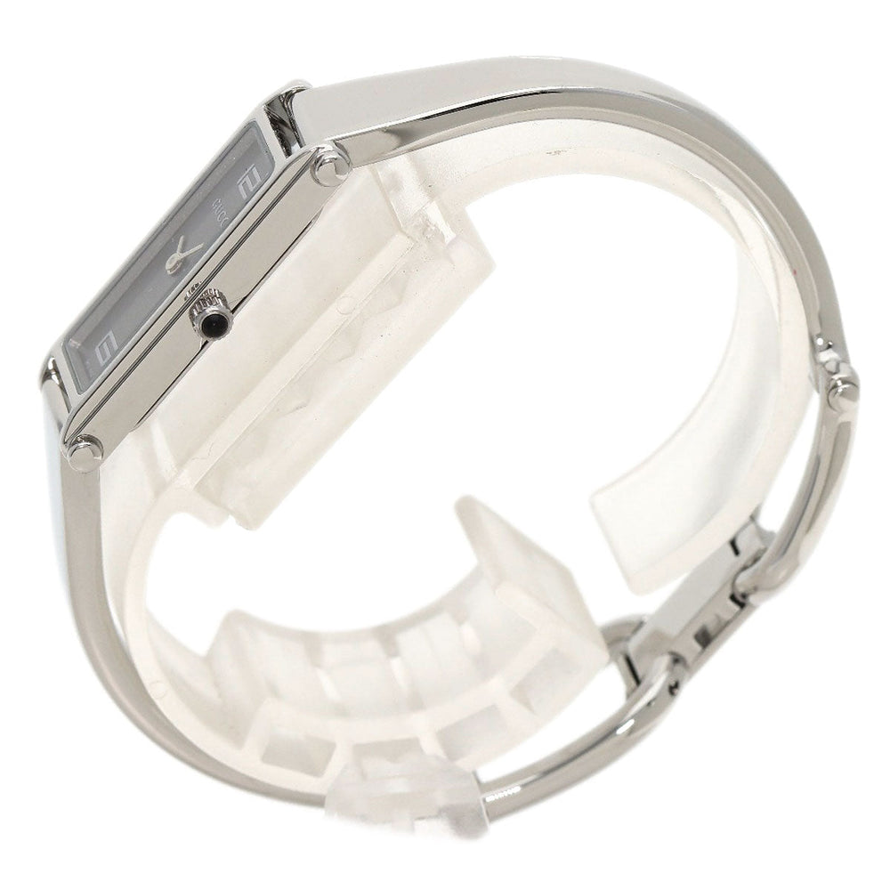 GUCCI Watches Quartz 1500L Stainless Steel , Stainless Steel Silver Square face Silver dial Women Used Authentic