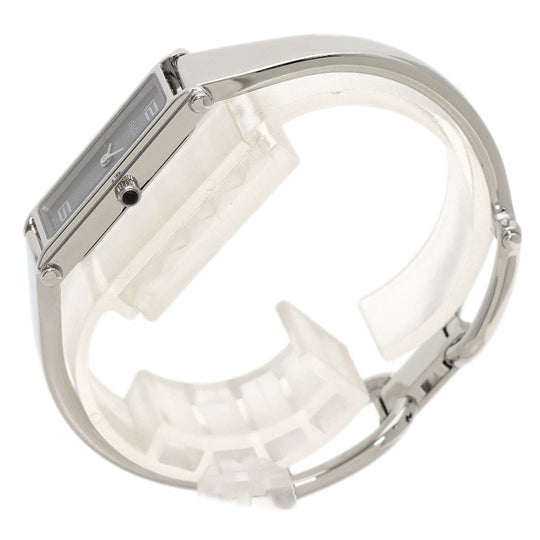 GUCCI Watches Quartz 1500L Stainless Steel , Stainless Steel Silver Square face Silver dial Women Used Authentic