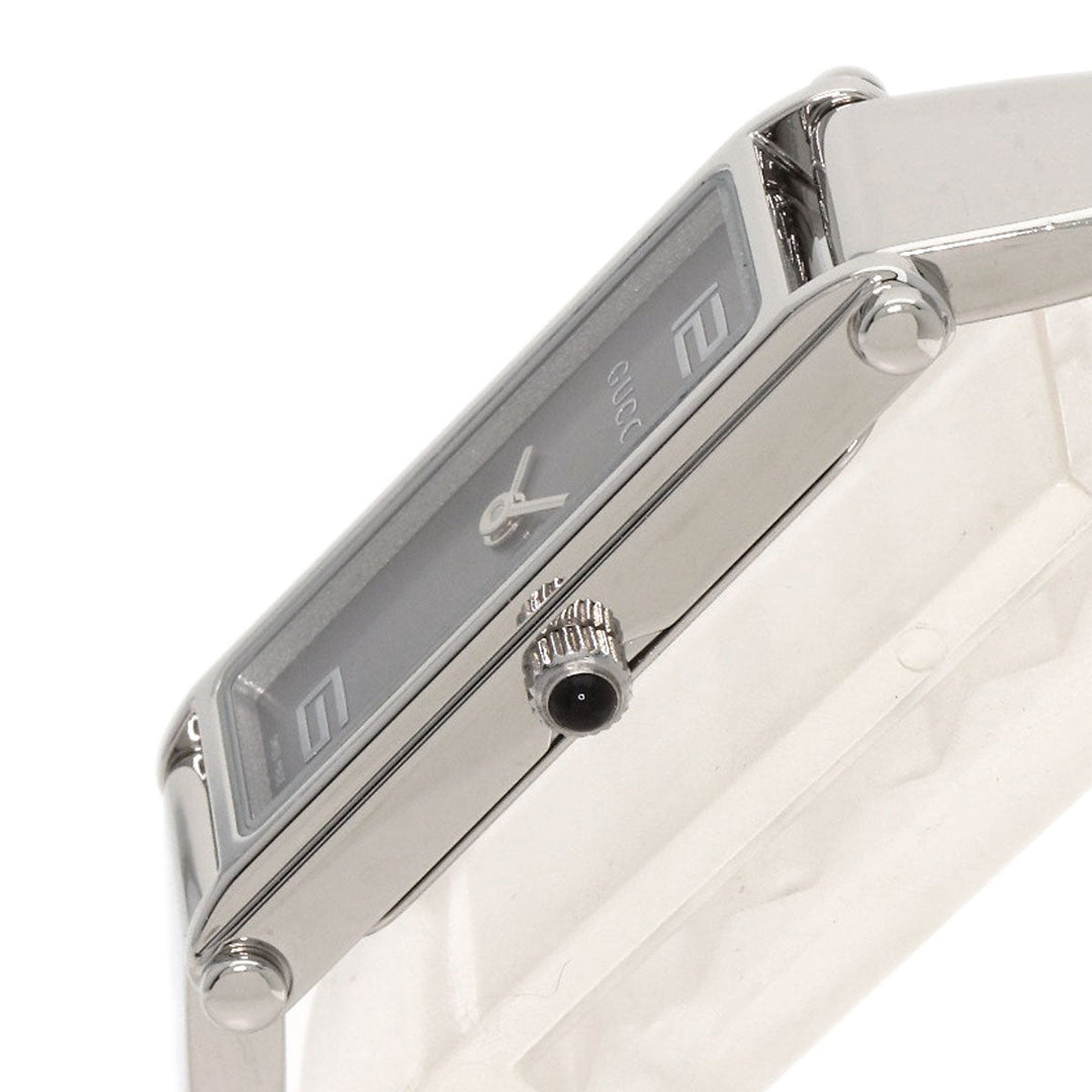 GUCCI Watches Quartz 1500L Stainless Steel , Stainless Steel Silver Square face Silver dial Women Used Authentic