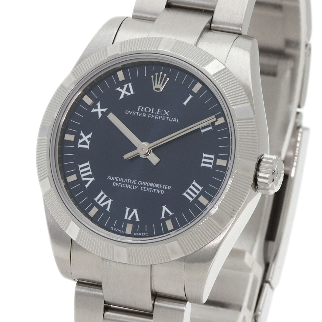 ROLEX Watches Mechanical Automatic 177210 Stainless Steel Silver Oyster Perpetual 31 blue dial
