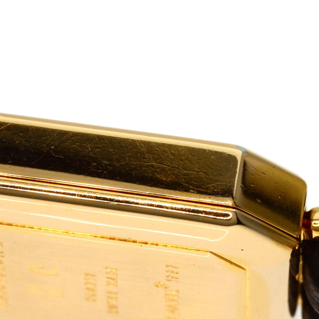 CHANEL Watches Quartz H0001 Gold Plated, GPx Leather gold Premiere M black dial Women Used Authentic