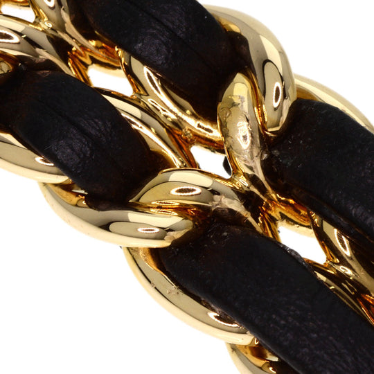 CHANEL Watches Quartz H0001 Gold Plated, GPx Leather gold Premiere M black dial Women Used Authentic