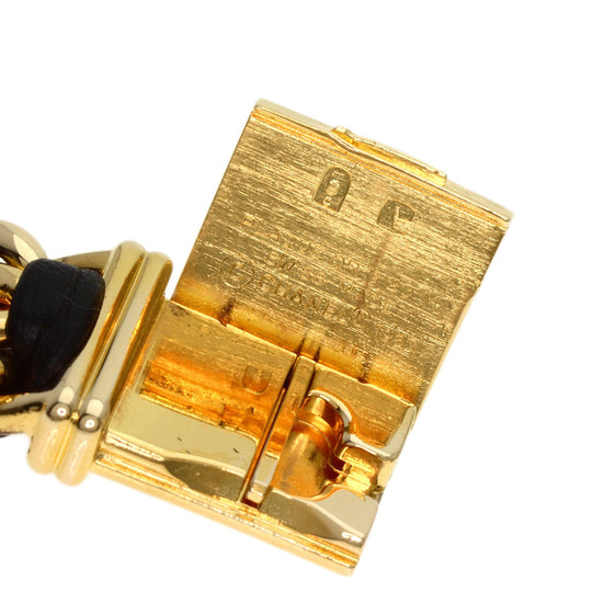 CHANEL Watches Quartz H0001 Gold Plated, GPx Leather gold Premiere M black dial Women Used Authentic
