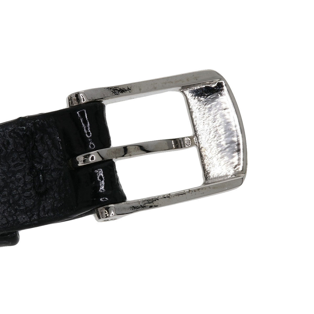 LONGINES Watches Quartz L5.184.0 Stainless Steel, Leather Silver Les Ravicintes Diamonds White shell dial Women Used Authentic