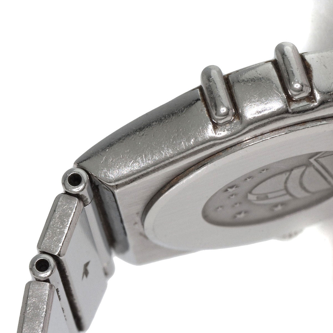 OMEGA Watches Quartz Stainless Steel , Stainless Steel Silver Constellation flat bezel Silver dial Women Used Authentic
