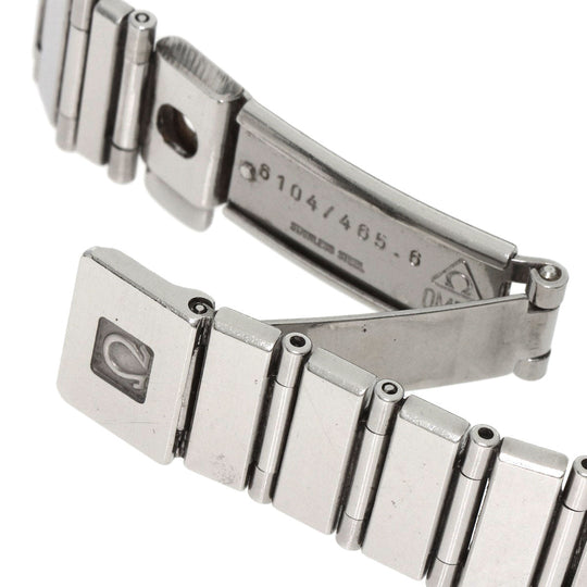 OMEGA Watches Quartz Stainless Steel , Stainless Steel Silver Constellation flat bezel Silver dial Women Used Authentic