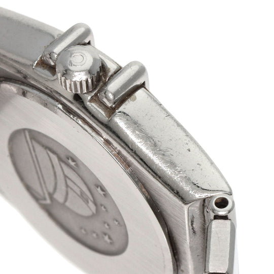 OMEGA Watches Quartz Stainless Steel , Stainless Steel Silver Constellation flat bezel Silver dial Women Used Authentic