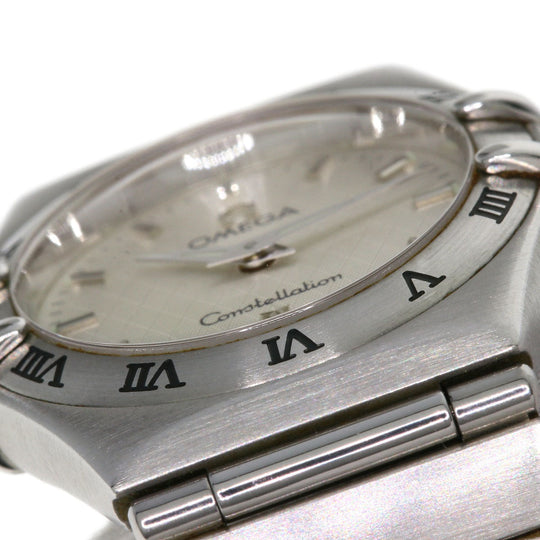 OMEGA Watches Quartz 1572.30 Stainless Steel , Stainless Steel Silver Constellation Silver dial Women Used Authentic