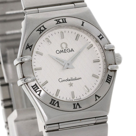 OMEGA Watches Quartz 1572.30 Stainless Steel , Stainless Steel Silver Constellation Silver dial Women Used Authentic