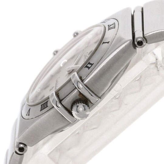 OMEGA Watches Quartz 1572.30 Stainless Steel , Stainless Steel Silver Constellation Silver dial Women Used Authentic