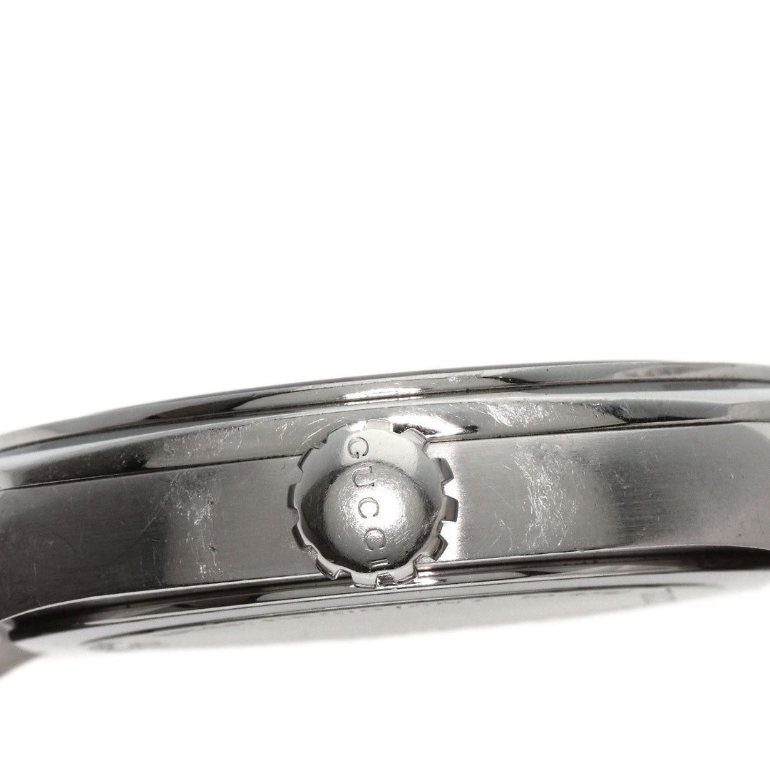 GUCCI Watches Quartz Stainless Steel Silver 142.2 black dial