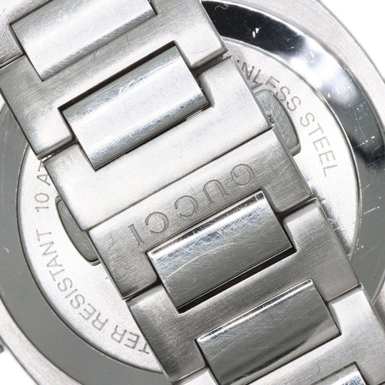 GUCCI Watches Quartz Stainless Steel Silver 142.2 black dial