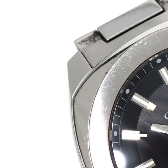 GUCCI Watches Quartz Stainless Steel Silver 142.2 black dial