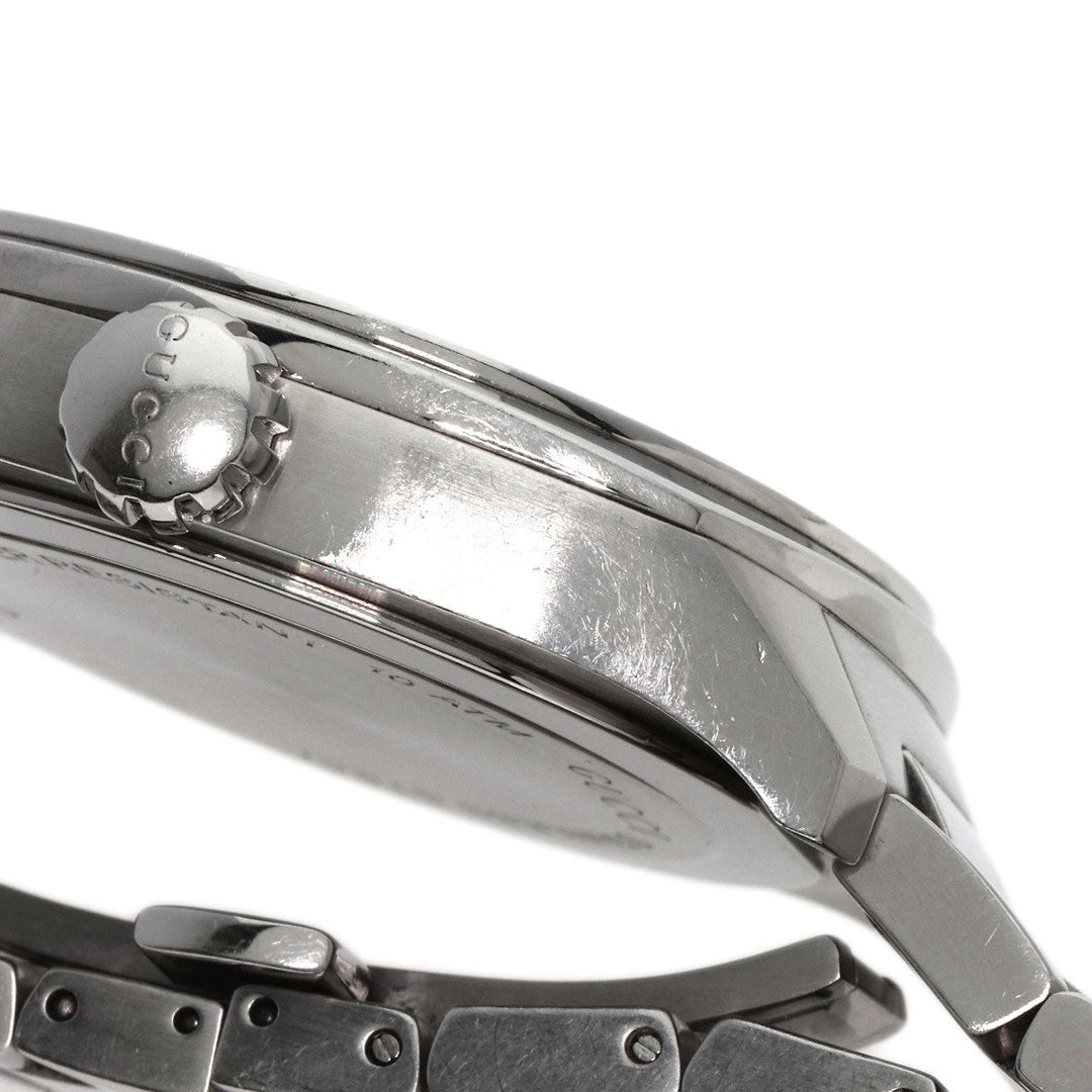 GUCCI Watches Quartz Stainless Steel Silver 142.2 black dial