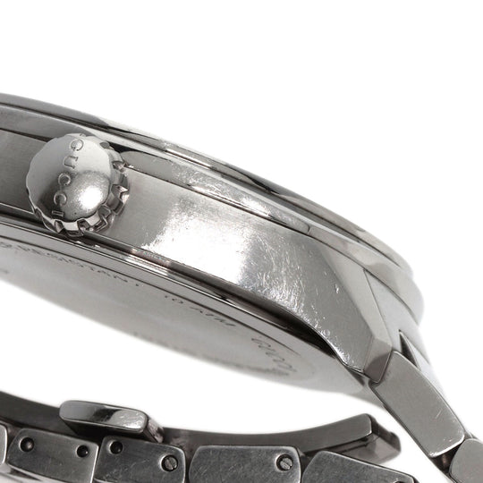 GUCCI Watches Quartz Stainless Steel Silver 142.2 black dial