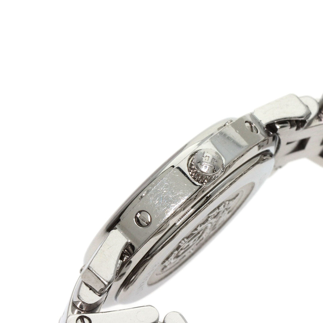 HERMES Watches Quartz CL4.210 Stainless Steel , Stainless Steel Silver Clipper Nacle New Buckle Pink shell dial Women Used Authentic