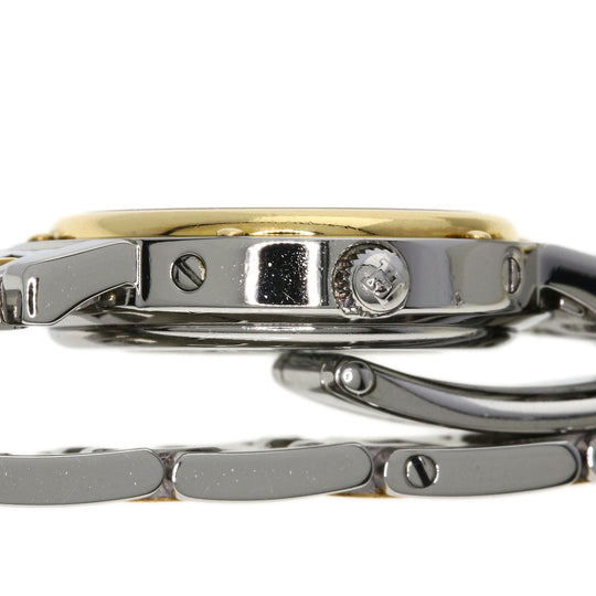 HERMES Watches Quartz CL4.220 Stainless Steel , SSxGP Silver Clipper new buckle Ivory dial Women Used Authentic