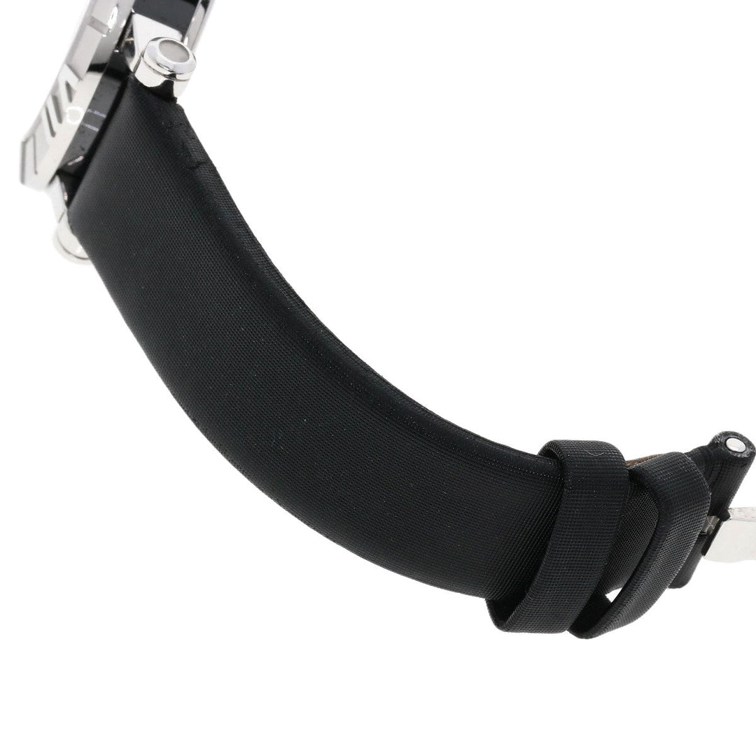 TIFFANY&Co. Watches Quartz Z1300.11.11A10A41A Stainless Steel, Leather x Satin Silver Atlas black dial Women Used Authentic