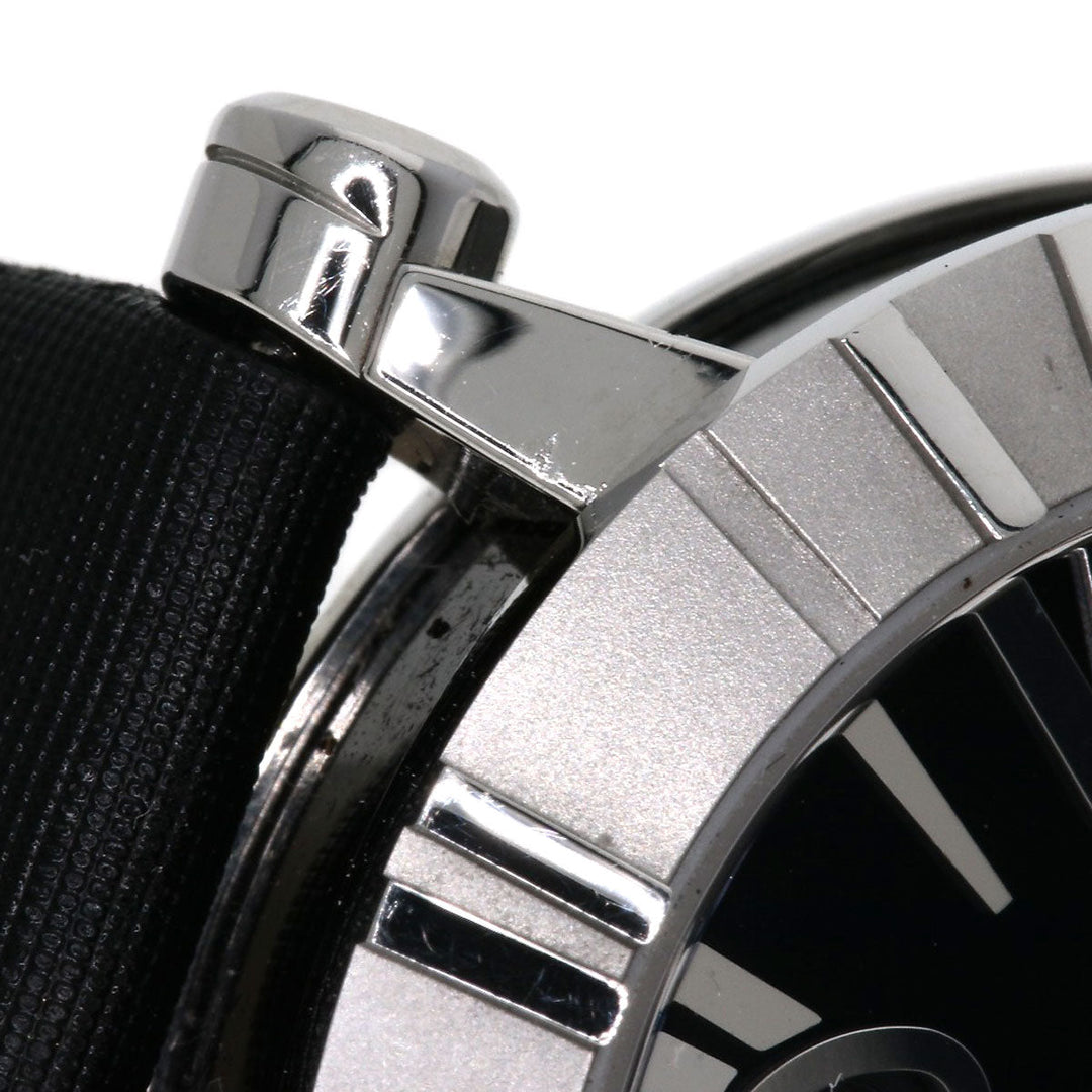 TIFFANY&Co. Watches Quartz Z1300.11.11A10A41A Stainless Steel, Leather x Satin Silver Atlas black dial Women Used Authentic