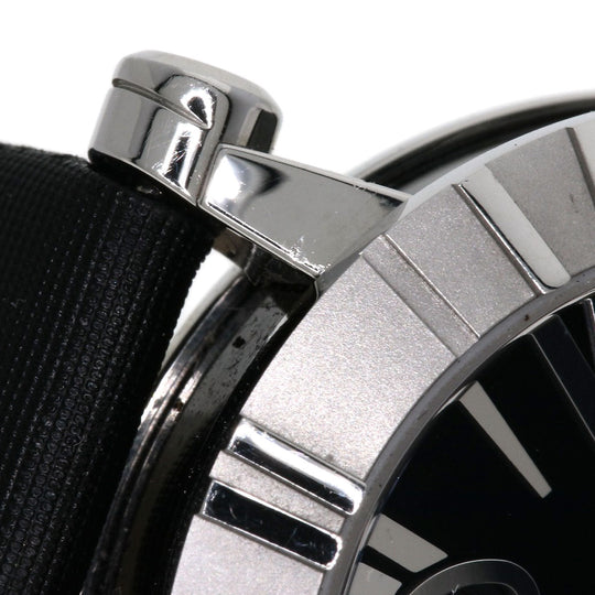 TIFFANY&Co. Watches Quartz Z1300.11.11A10A41A Stainless Steel, Leather x Satin Silver Atlas black dial Women Used Authentic