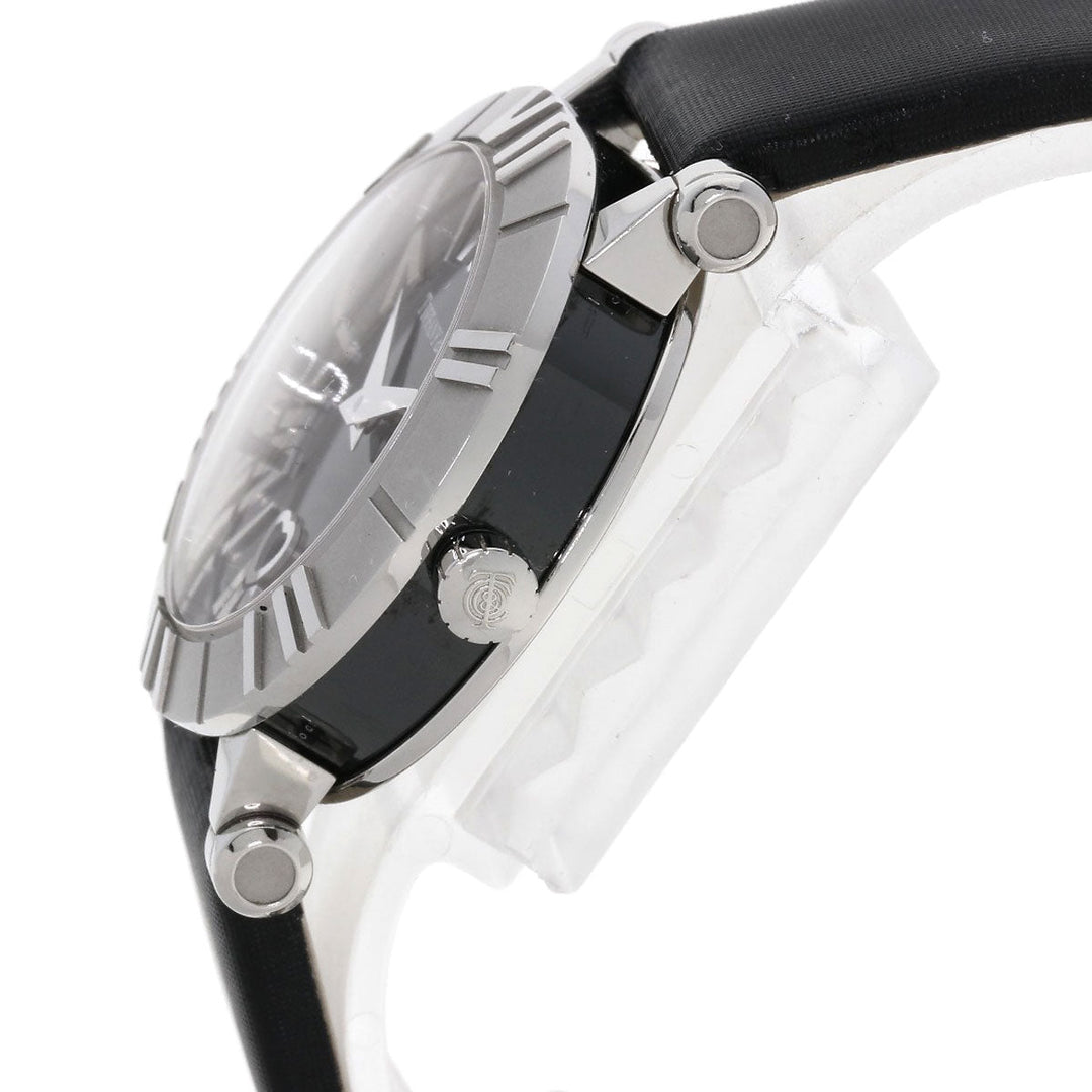TIFFANY&Co. Watches Quartz Z1300.11.11A10A41A Stainless Steel, Leather x Satin Silver Atlas black dial Women Used Authentic