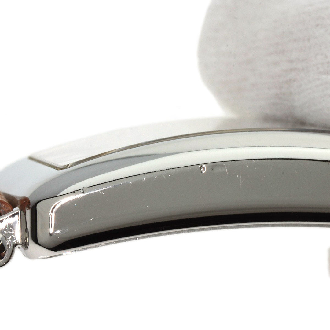 FRANCK MULLER Watches Quartz 1002QZRELFM Stainless Steel , Stainless Steel , Leather Silver Long Island Limited to 150 pieces Silver dial mens Used Authentic