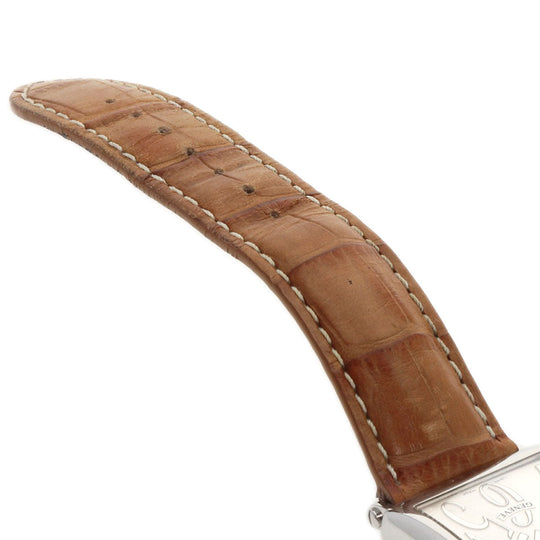 FRANCK MULLER Watches Quartz 1002QZRELFM Stainless Steel , Stainless Steel , Leather Silver Long Island Limited to 150 pieces Silver dial mens Used Authentic