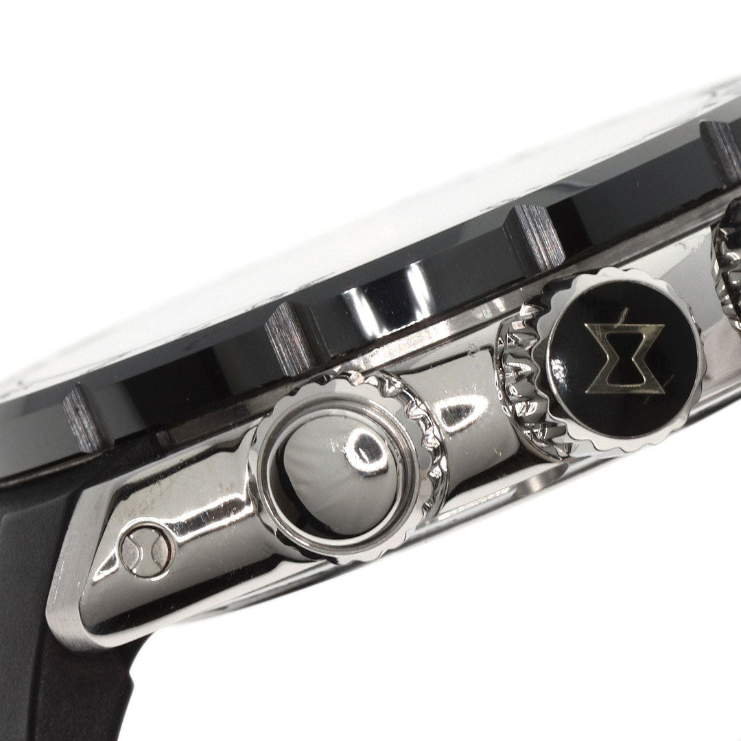 EDOX Watches Quartz 10221-3-NIBU2 Stainless Steel Silver Chrono Offshore 1 Black carbon dial