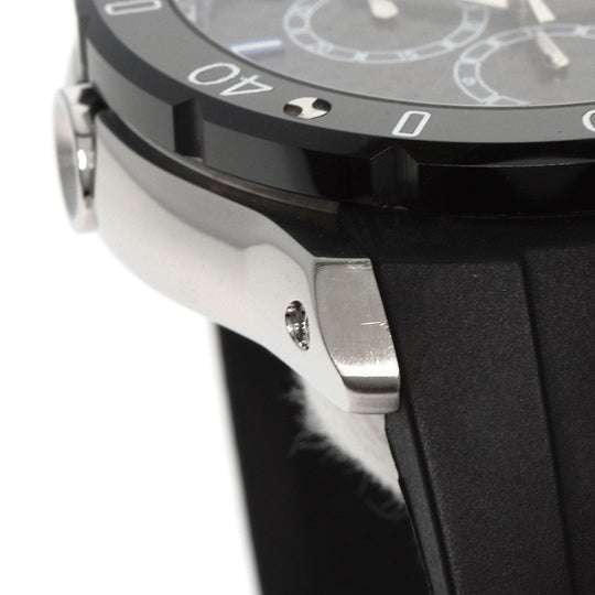 EDOX Watches Quartz 10221-3-NIBU2 Stainless Steel Silver Chrono Offshore 1 Black carbon dial