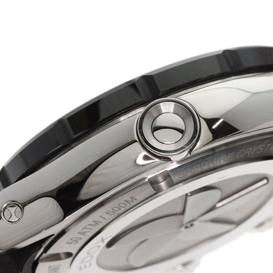 EDOX Watches Quartz 10221-3-NIBU2 Stainless Steel Silver Chrono Offshore 1 Black carbon dial