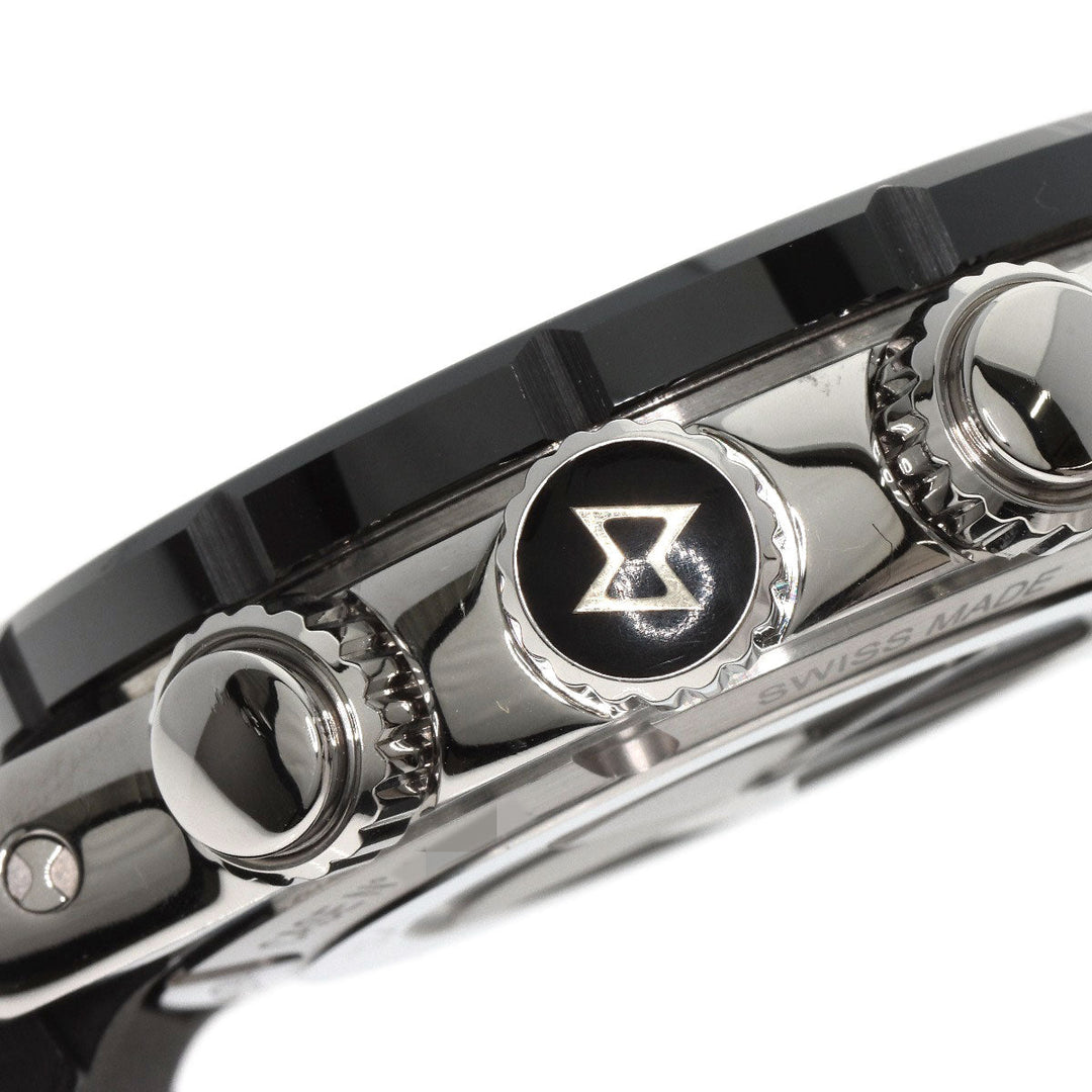 EDOX Watches Quartz 10221-3-NIBU2 Stainless Steel Silver Chrono Offshore 1 Black carbon dial