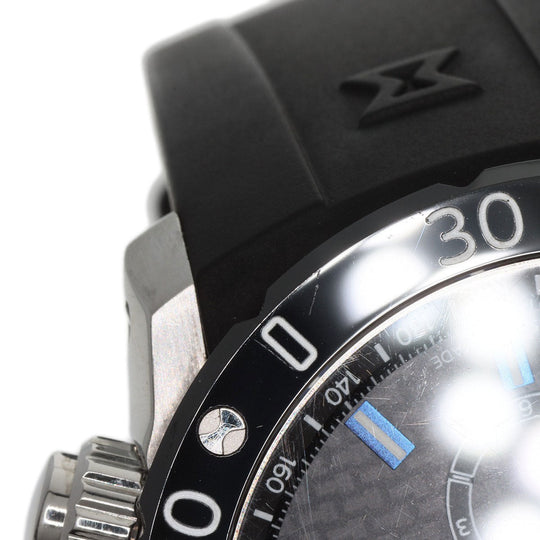 EDOX Watches Quartz 10221-3-NIBU2 Stainless Steel Silver Chrono Offshore 1 Black carbon dial