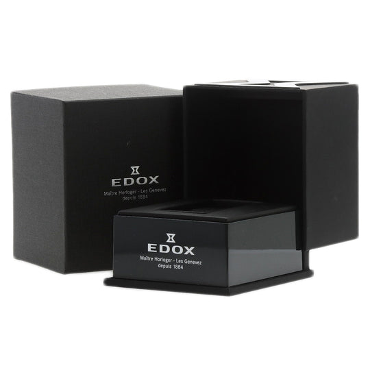 EDOX Watches Quartz 10221-3-NIBU2 Stainless Steel Silver Chrono Offshore 1 Black carbon dial