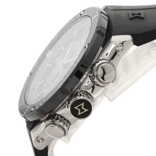EDOX Watches Quartz 10221-3-NIBU2 Stainless Steel Silver Chrono Offshore 1 Black carbon dial
