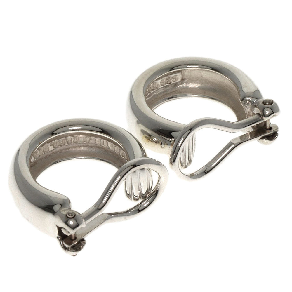 TIFFANY&Co. Earring SV Silver hoop Women Used Authentic