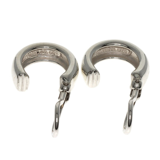 TIFFANY&Co. Earring SV Silver hoop Women Used Authentic