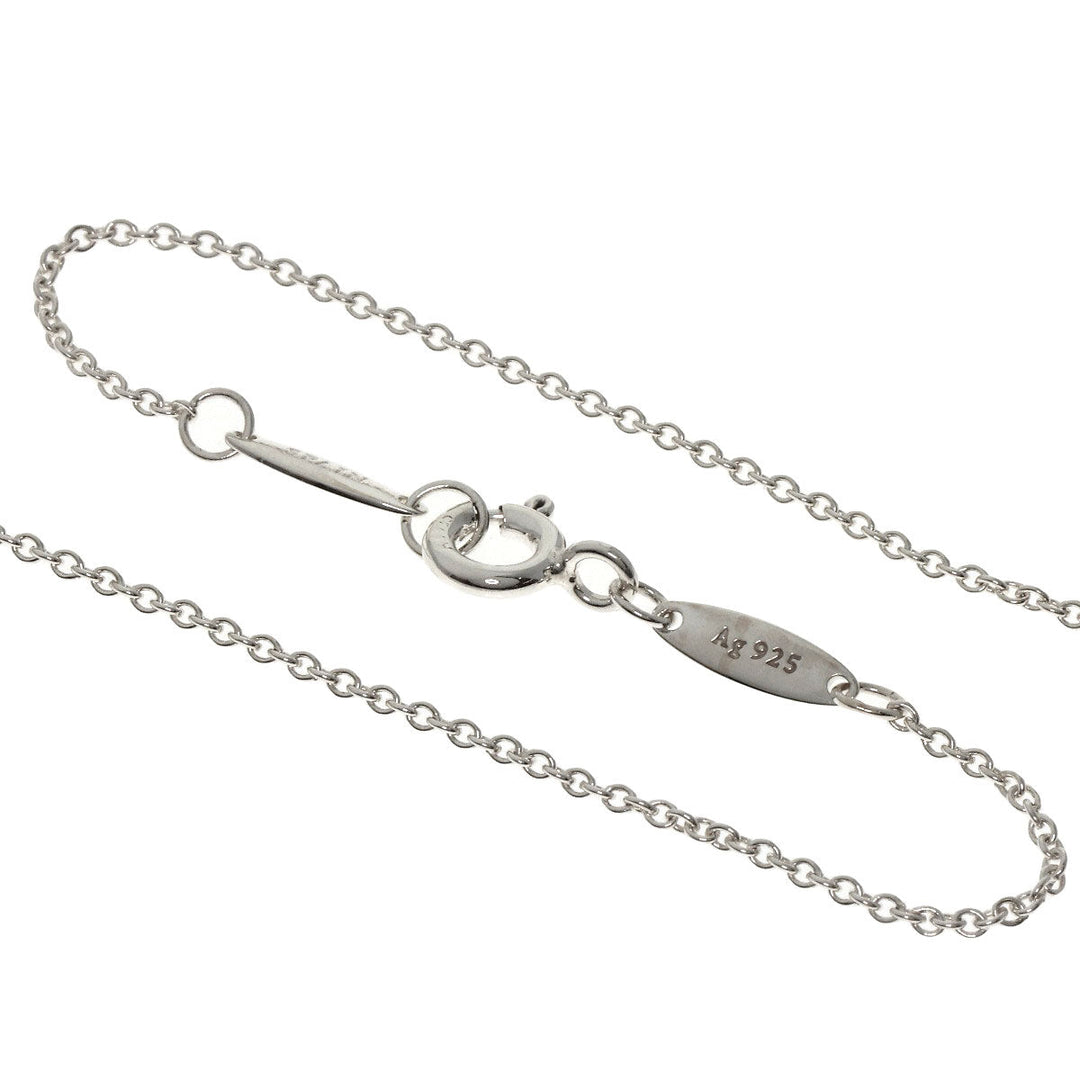 TIFFANY&Co. Necklace SV Silver By the yard 1P diamond Women Used Authentic