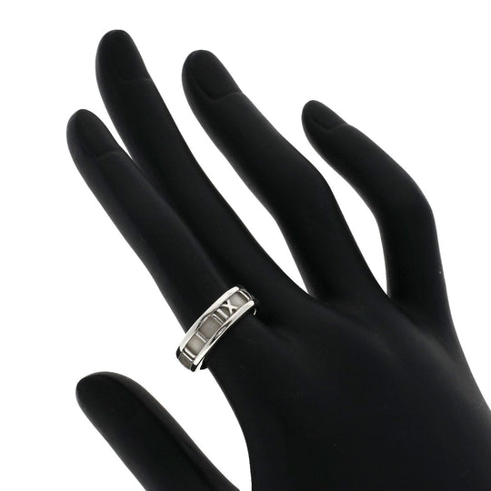 TIFFANY&Co. Ring SV Silver Atlas Women Used Authentic