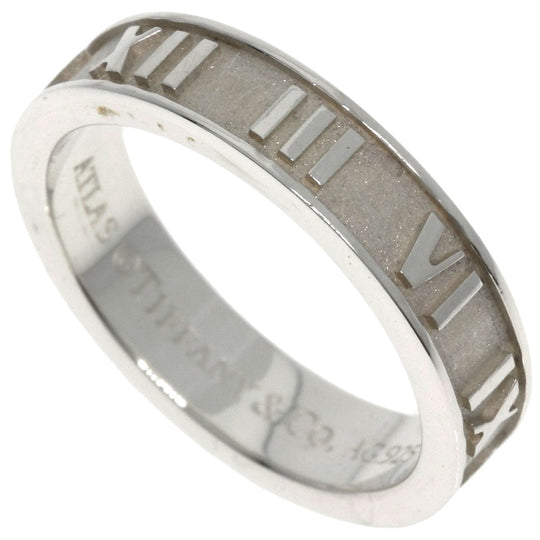 TIFFANY&Co. Ring SV Silver Atlas Narrow Women Used Authentic