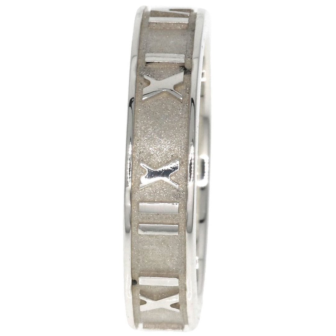 TIFFANY&Co. Ring SV Silver Atlas Narrow Women Used Authentic