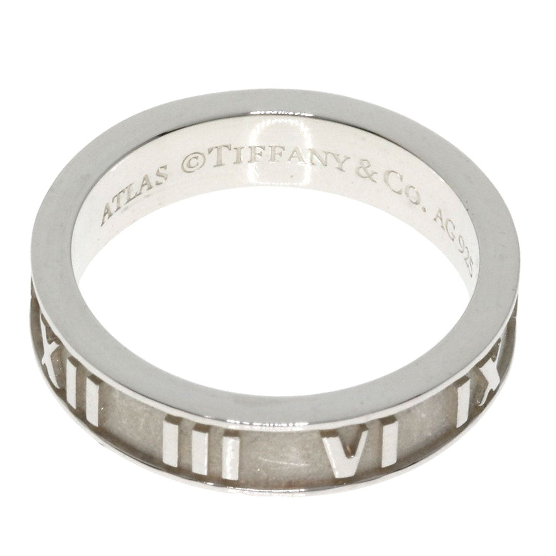 TIFFANY&Co. Ring SV Silver Atlas Narrow Women Used Authentic