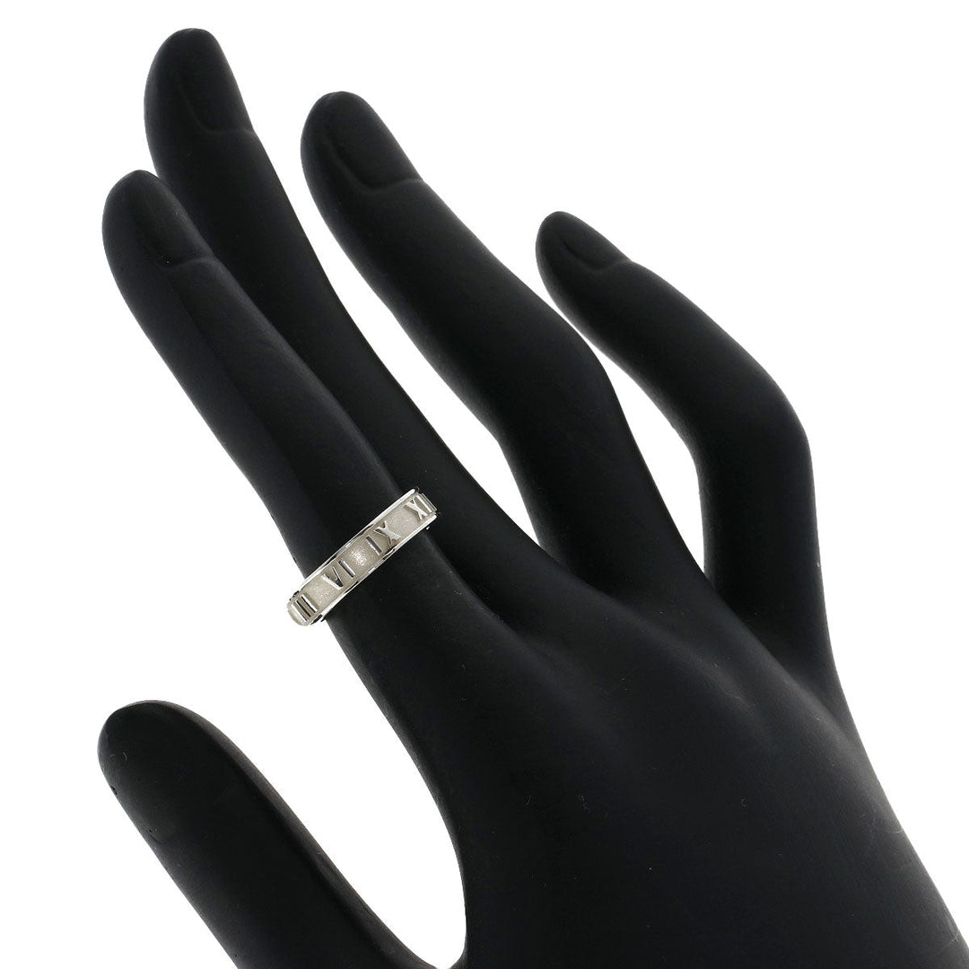 TIFFANY&Co. Ring SV Silver Atlas Narrow Women Used Authentic