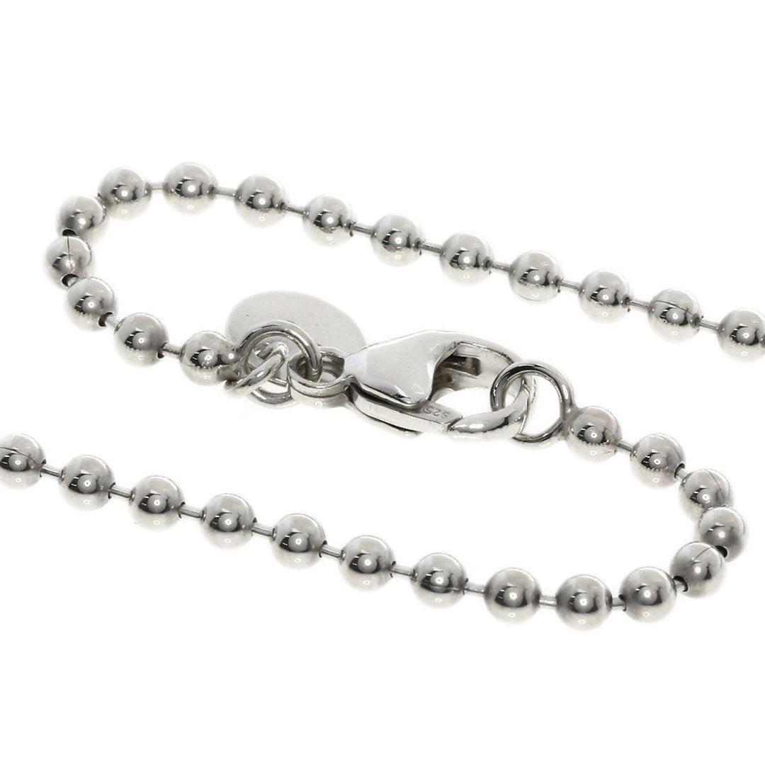 TIFFANY&Co. Necklace SV Silver Vintage Heart Large Women Used Authentic