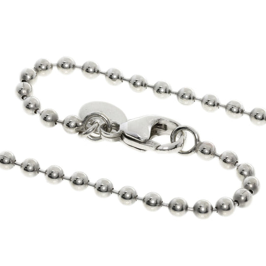 TIFFANY&Co. Necklace SV Silver Vintage Heart Large Women Used Authentic
