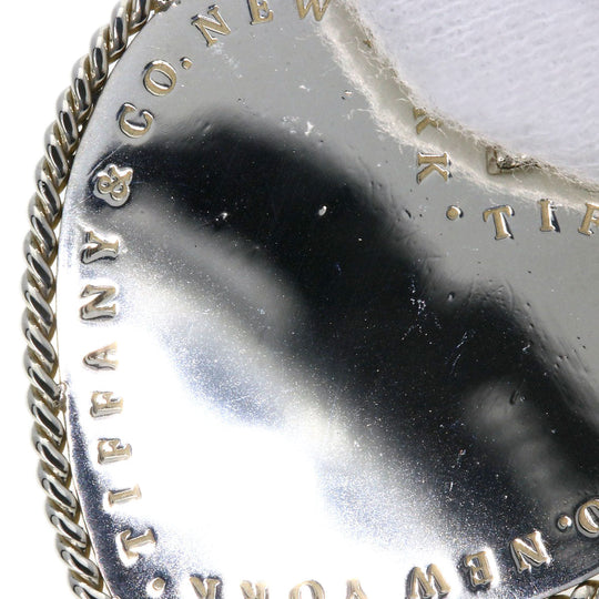 TIFFANY&Co. Necklace SV Silver Vintage Heart Large Women Used Authentic