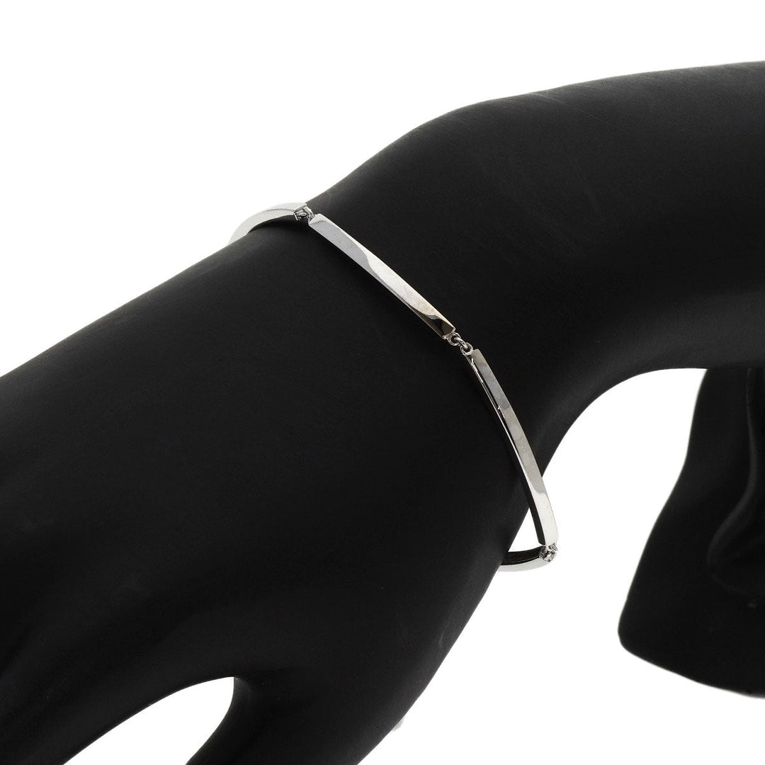 VANDOME bracelet K18WG Silver 5P Bar Women Used Authentic