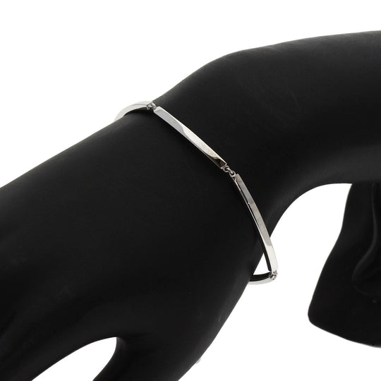 VANDOME bracelet K18WG Silver 5P Bar Women Used Authentic